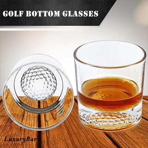 Juego de decantadores de whisky de golf con 50% de descuento