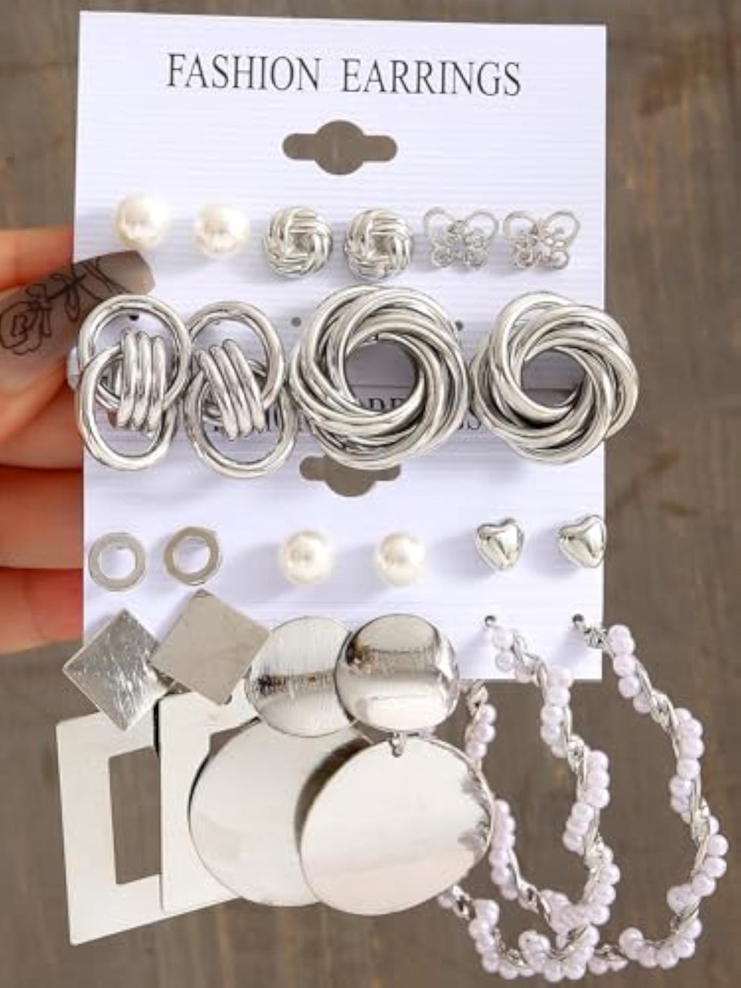 Stylish Stud Earrings Set for Men and Women