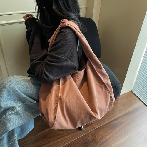 Canvas Tote Bag Casual Hobo Crossbody Shoulder Bag for Women Large Purse Underarm Bag Travel Work4