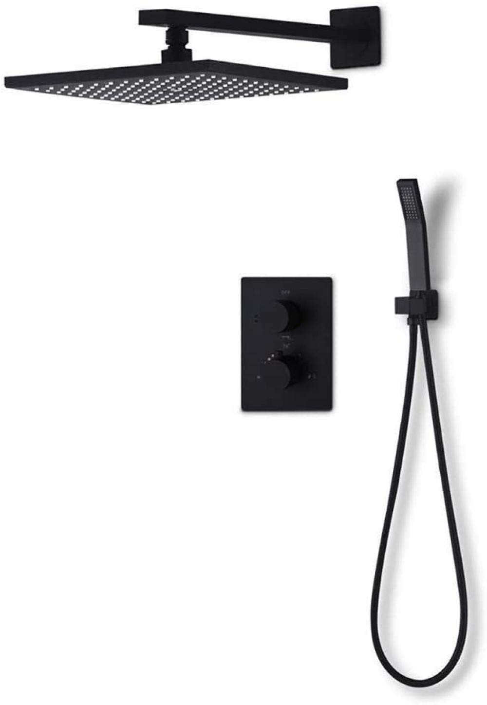 Système de douche moderne pour une expérience spa et douche de pluie relaxante chez soi