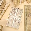 AnyDesign 60 Sheets Vintage World Map Tissue Paper Retro Brown Travel Explore The World Gift Wrapping Paper for DIY Crafts Holiday Party Supplies, 13.8 x 19.7 Inch #4