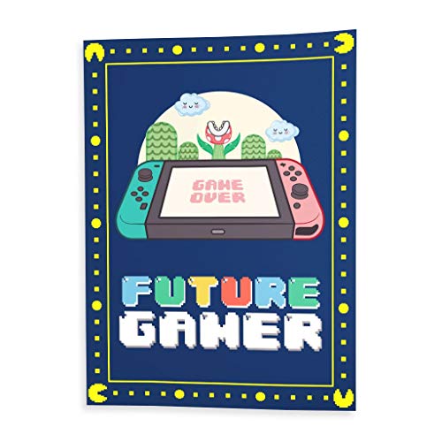 Affiche future gamer passion jeux vidéo chambre enfant et ado deco