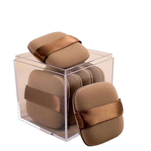 Esponja cuadrada para base de aire, 5 unidades, soplo disponible en ambos lados, esponja en polvo, herramientas de belleza para accesorios de