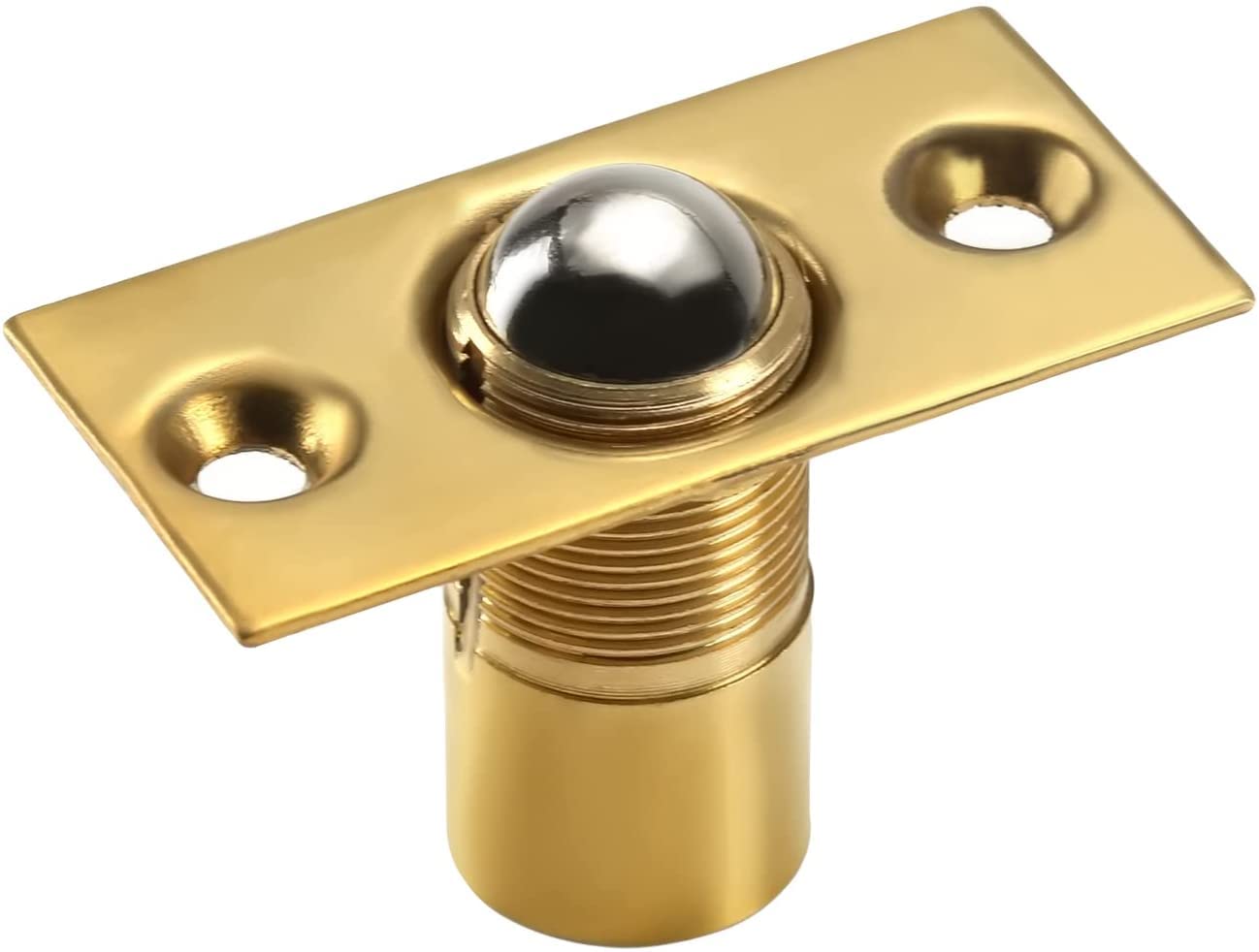 Türkugelschnäpper für französische Türen, verstellbar, 5,4 cm Länge, goldfarben, 5 Stück