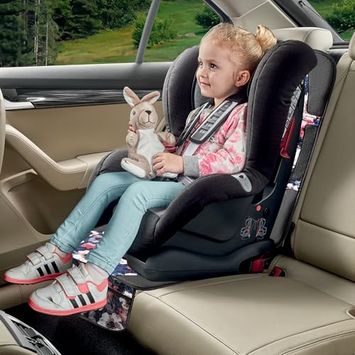 Image of Car Seat Protector for Child Car Seat, 2 Pack Baby Car Seat Covers with Mesh Pockets & Non-Slip Backing 600D Durable Seat Protector Under Baby Car Seat for Car Back Seat (Watercolor, Large)