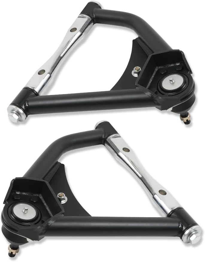 Tubular Upper Control Arms For Chevrolet GMC C10 1973-1987 Black Coated