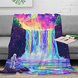 ✔Lavable en machine : cette couverture est lavable en machine (température de l'eau modérée) sur un réglage doux et doux, détergent doux sans blanchiment, puis sèche à l'air libre.