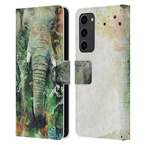 Étui portefeuille Samsung S23+ 5G éléphant Riza Peker antichoc fentes