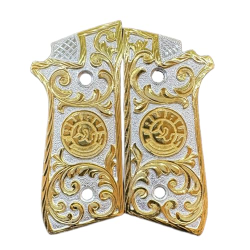 Grips for Taurus PT92 Gun Taurus Model with 24K Gold Plated. Includes Gold Screws
