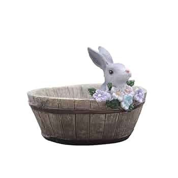 ダイヤモンドアートクラブ＊bunny in flower pot Bunny In