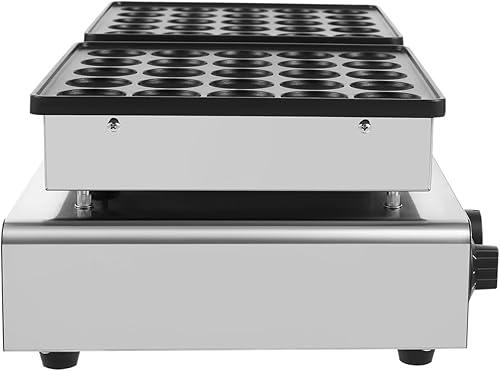 Miniatura 4 de Mini máquina holandesa para hacer panqueques de 50 agujeros, 110 V 1600 W, máquina eléctrica antiadherente Takoyaki, máquina para hacer panqueques y