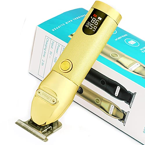 T Outline Clippers Trimmer Outlining Trimmer T Blade Trimmer T Liners Clippers Zero Gapped Trimmers Outline Trimmer（Gold）