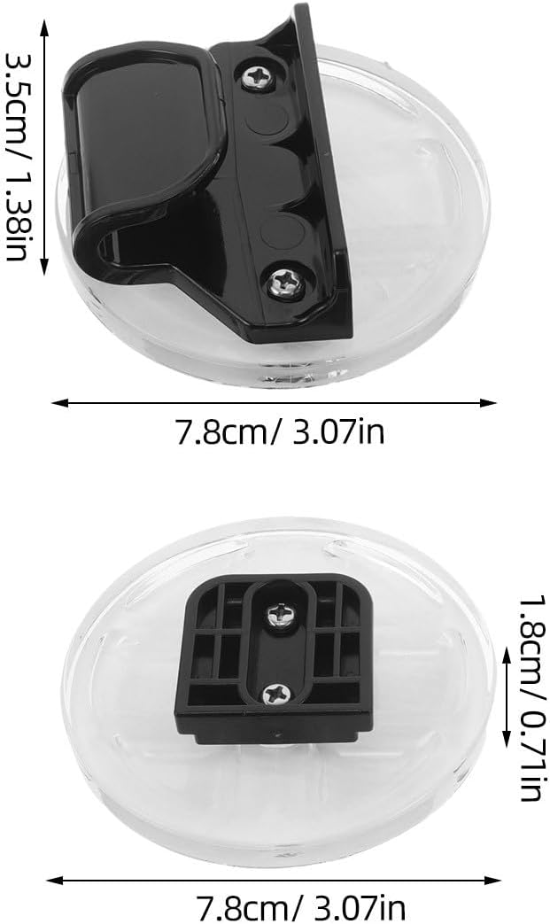 2 Set Baby Gate Accessory: Retractable Baby Gate Replacement Parts - Plastic Toddler Playpen Extension Fastener for Stairs Doorways Hallways