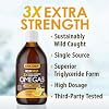 AquaOmega 3X Extra Strength EPA Omega-3 aceite de pescado líquido con EPA, DHA y vitamina D - Suplementos de Omega 3 de aceite de pescado capturado en estado salvaje - 2980 mg de fórmula sin eructos - 15.22 Fl Oz limón 6