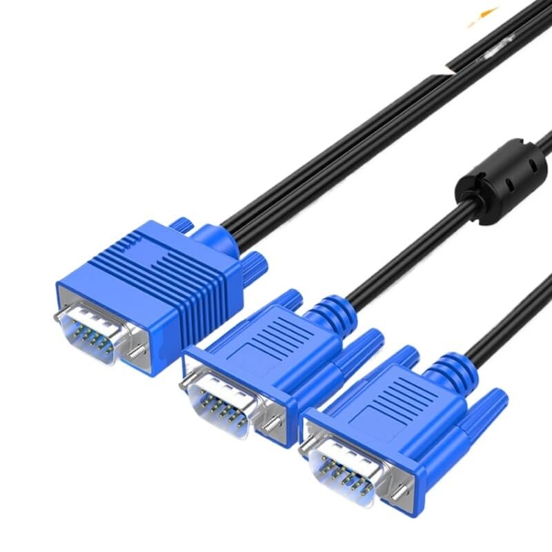 Distributor 1 Port Divided Into 2 Ports Computer Synchronous Display Projector Connection Cable HD Video Extender