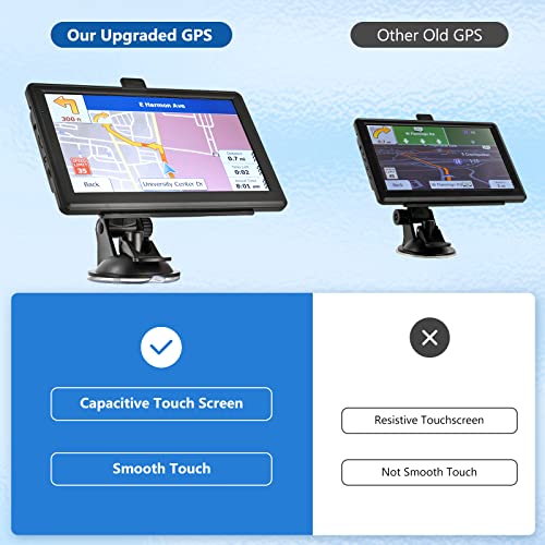 Tiryiuou Gps Navigation For Car 7 Inch Hd Touch Screen Vehicle Gps Navigator System Portable Car Gps For Vehicles 256Mb 8Gb #TOP2