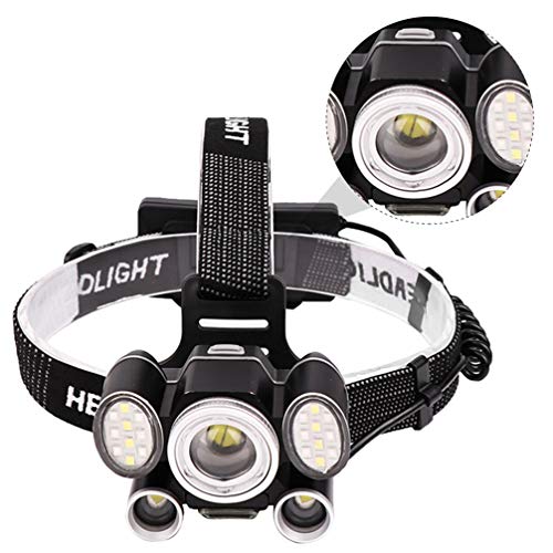 CLISPEED Farol Lanterna Led Multiuso Portátil Usb Recarregável Com Zoom Farol de Pesca para Correr A