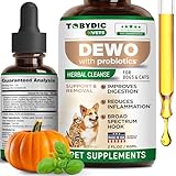 Tobydic Broad Spectrum Herbal Intestinal Defense with Probiotic for Cats & Dogs - Natural Support Helps to Remove Toxins - Supplement Drops - Made in USA
