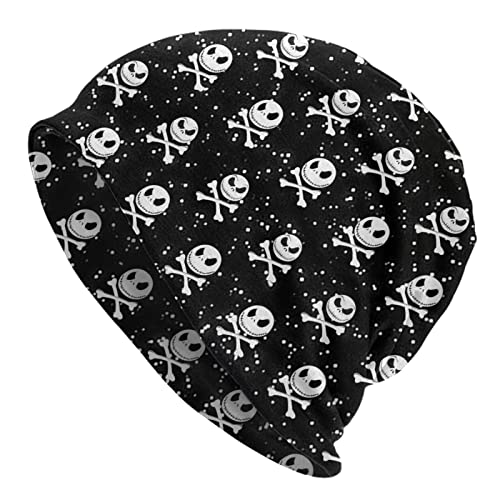 Gorro de Natal Skellington Masculino Feminino Unissex Adulto Inverno Exterior Chapéu Quente Despojad