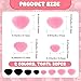 JIYIN 32 Pcs Safety Noses, 11/15/17/18mm Safety Noses for Crocheting with Washers Stuffed Animals Crochet Nose Pink Black Plastic Craft Nose for Teddy Bear Puppet Plush Toy Accessor