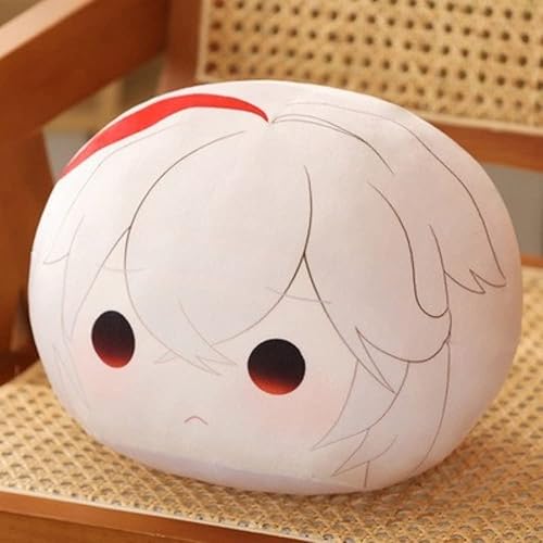 Genshin Impact Kaedehara Kazuha de 11.8 in de dibujos animados de juguete de peluche lindo Kaedehara Kazuha muñeca de tela cojín cojín almohada para