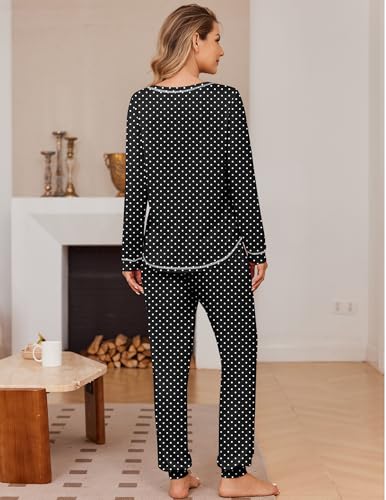 2-Pack Ekouaer Women's Long Sleeve Pajama Set w/ Jogger Pants (various) $19.99 + Free Shipping w/ Prime or on $35+ + 43% Off Code DXP0MNS0 Prime - image 4