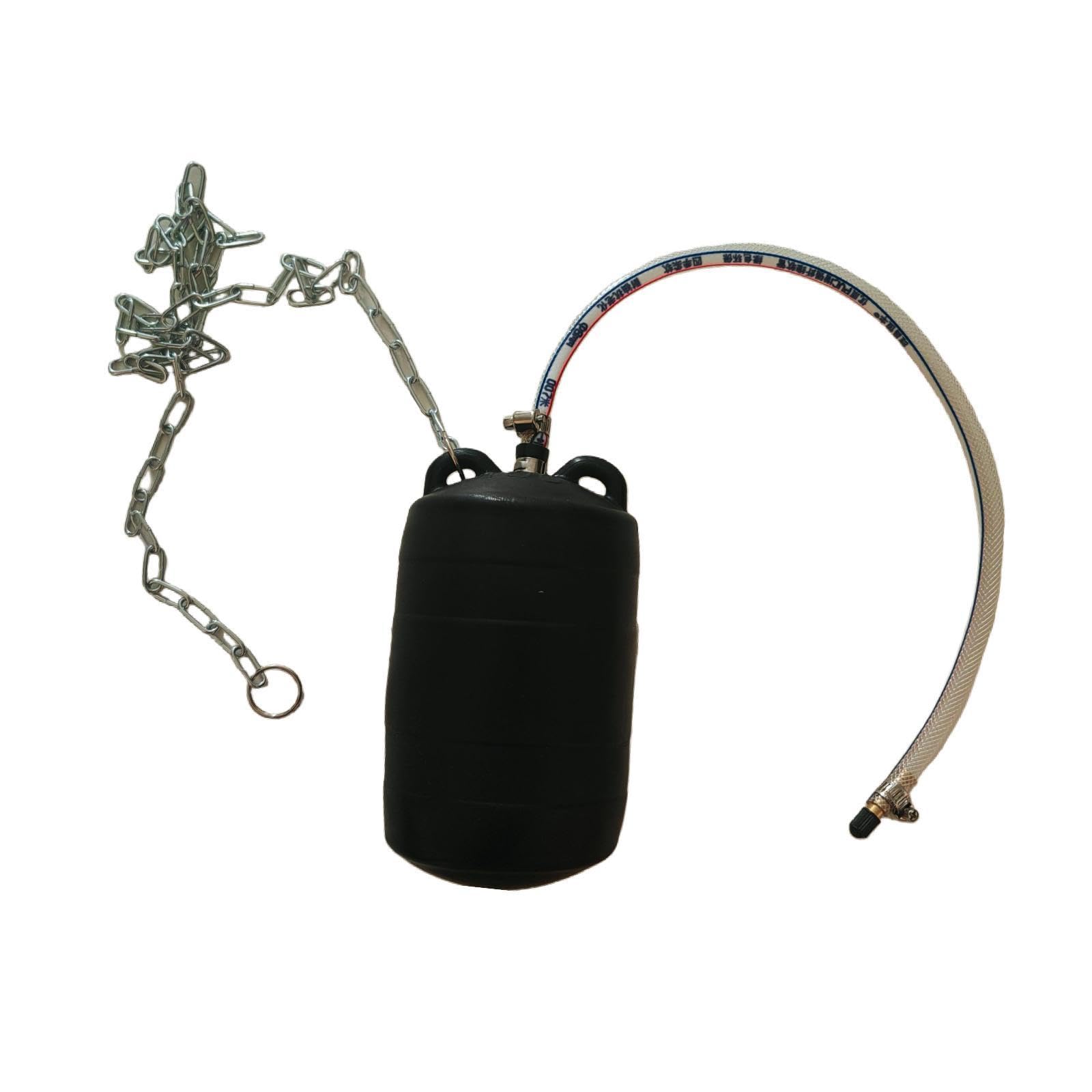 F Fityle Bouchon Gonflable en Caoutchouc pour Tuyauterie, Obturateur Étanche, Kit de Test de Fuites pour Canalisations et Égouts, Outil de Réparation pour Plombiers, Dn100mm Dn110mm