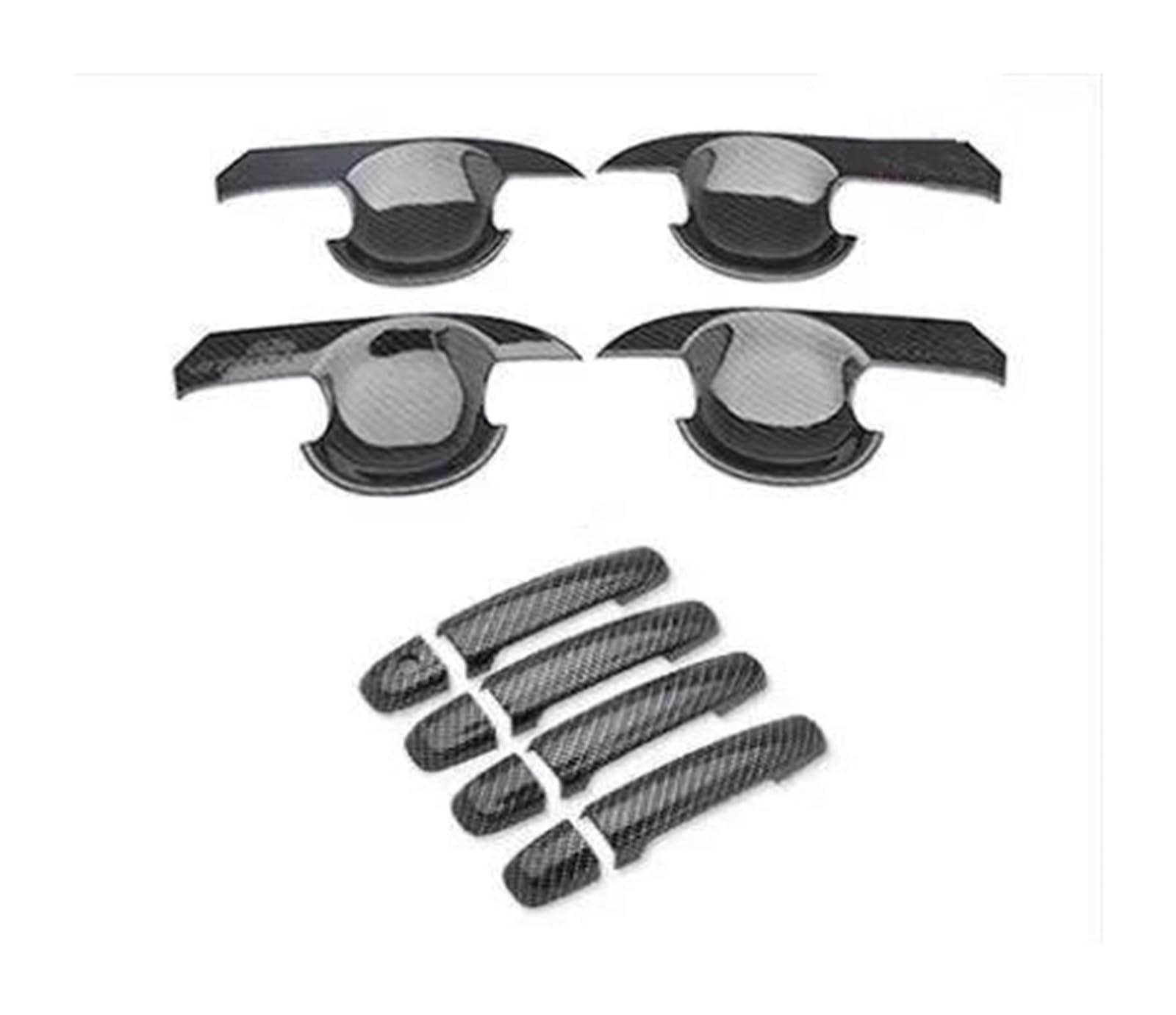Hckclmbmzw E For Suzuki For Vitara 2015-2019 Protectiv Cover Door Handl Outer Bowls Trim Car Accessories Styling Stickers Door Handl Cover(E)