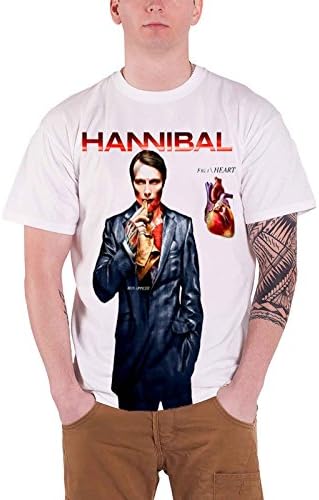 Hannibal Fig. 1 Heart Official Mens New White T Shirt