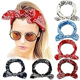 BONITO DISEÑO: los diferentes estilos impresos hacen que las correas de la boutique sean muy encantadoras y elegantes. Tenemos diadema con estampado floral, diadema con estampado floral de anacardo, deporte diademas, tie dye diademas, serpiente impresión diademas.