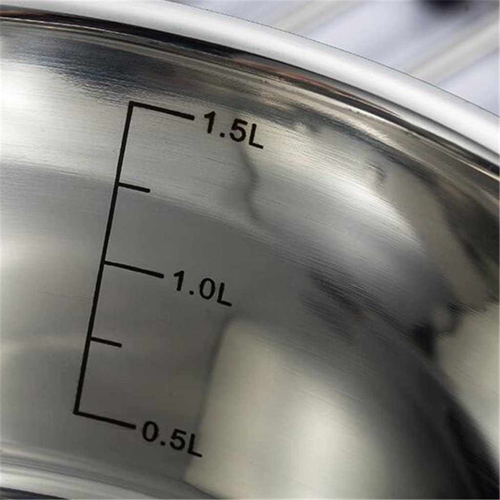 Cookware Set Soup Pot Stainless Steel Stew Cooking Pots Induction Cooker Casserole Kitchen Saucepan Boiler Steamer