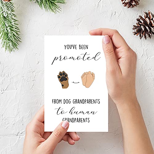 OJsensai-Funny-Pregnancy-Announcement-for-Grandparents-Cute-Pregnancy-Revel-Card-for-Grandparents-Promoted-from-Dog-Grandparents-To-Human-Grandparents OJsensai Funny Pregnancy Announcement for Grandparents Cute Pregnancy Revel Card for Grandparents Promoted from Dog Grandparents To Human Grandparents