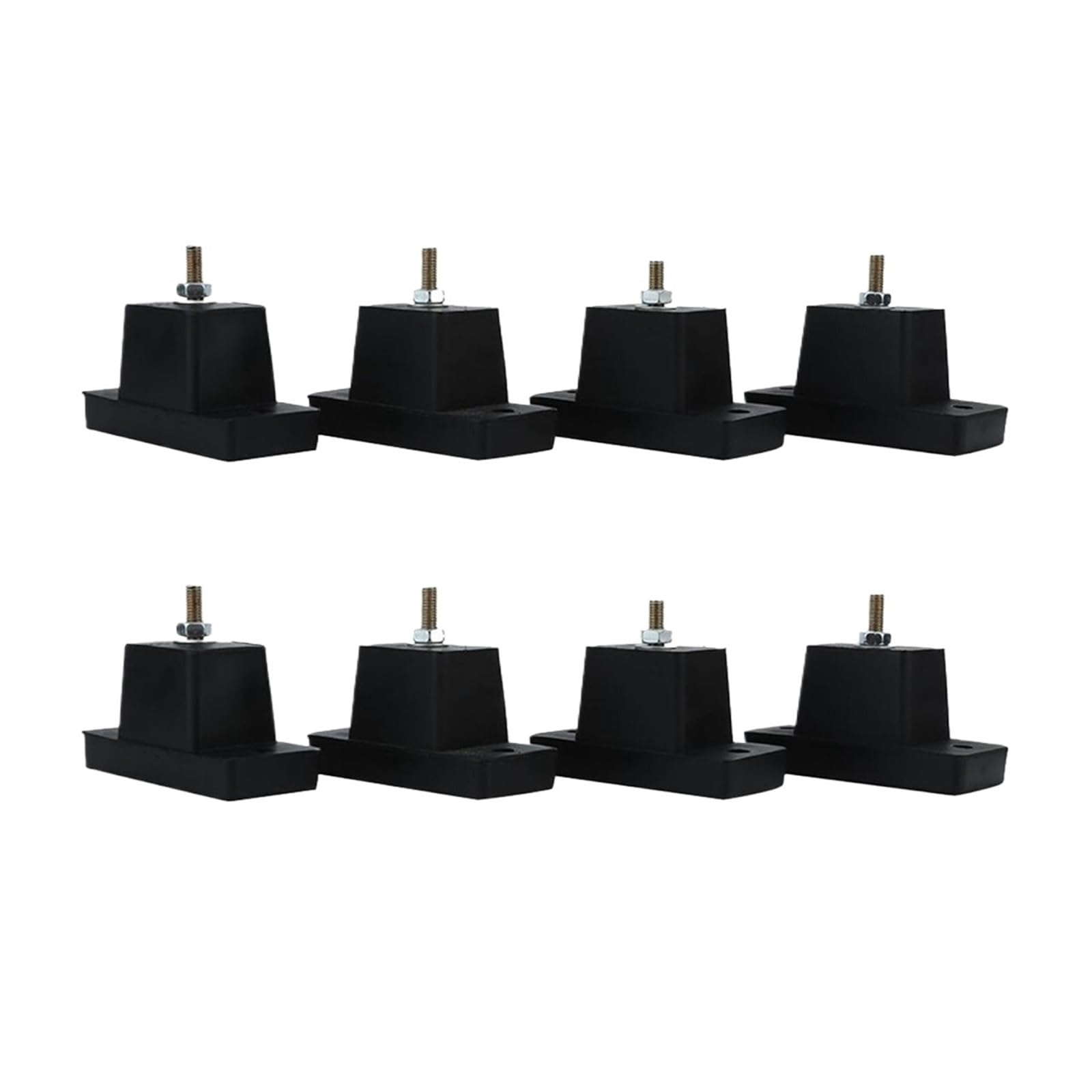 HIZON Almohadilla antivibración for Aire Acondicionado Exterior de 8 Piezas | Cojín for pies a prueba de golpes con soporte