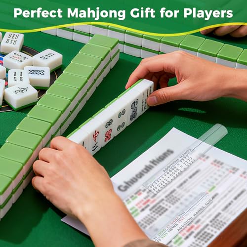 2 Piezas Lupa Línea Mahjong para Jugadores miniatura 5