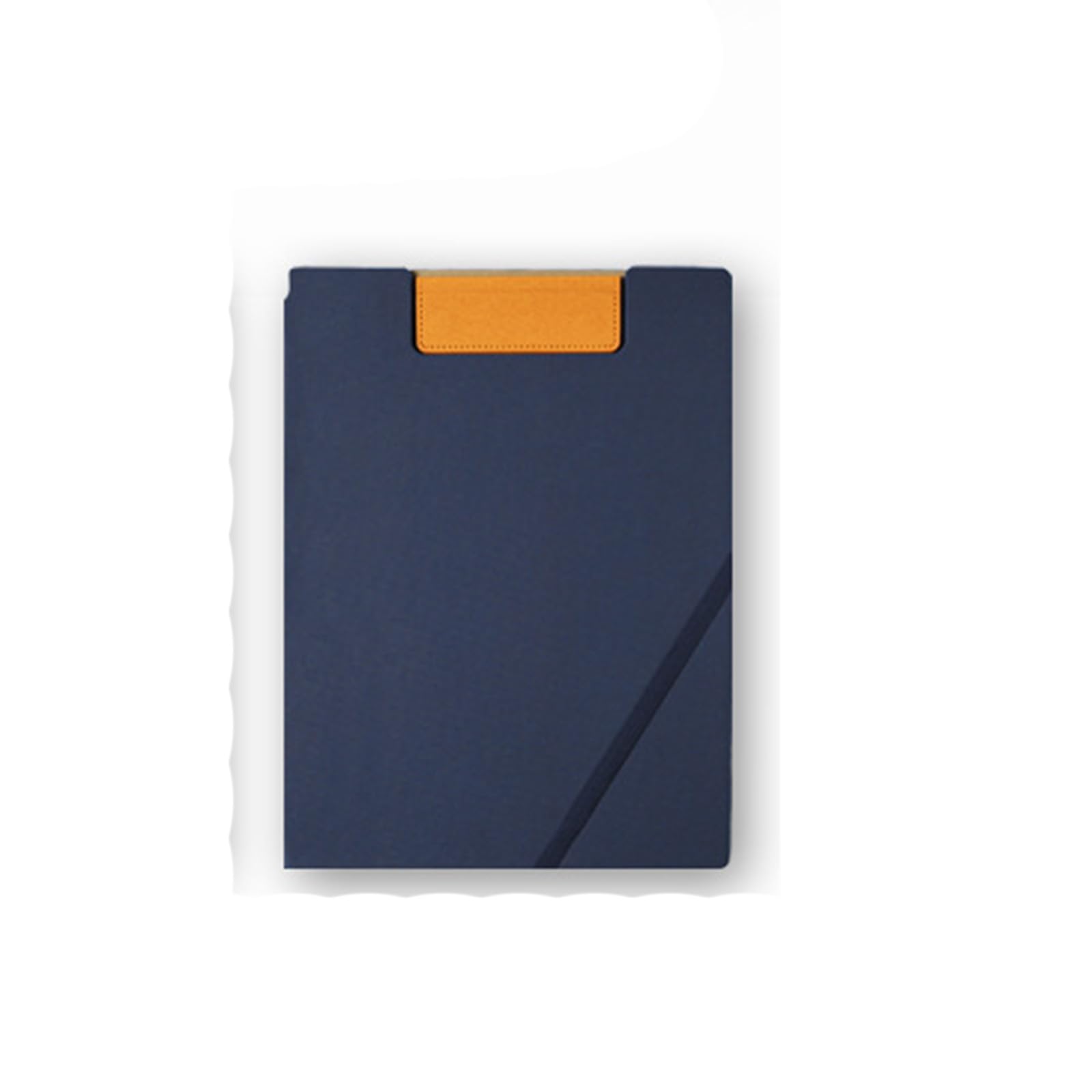 A4 Clipboard Magnetic Folder, Leather Document Case Clip Board A4 Clipboard Business Portfolio Padfolio File for Work Writing Conference Folder Legal Pad (Blue)