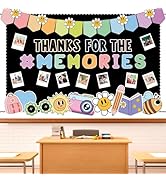 FYSUIMU 88Pcs Graduation Bulletin Board Decorations Set Memories Boho Daisy DIY Photo End of The ...