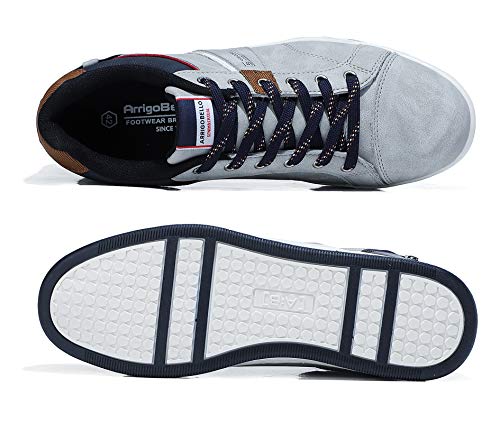 Image of ARRIGO BELLO Mens Casual Shoes Fashion Sneakers Breathable Comfort Classic Lace-Up Low Top Walking Shoes