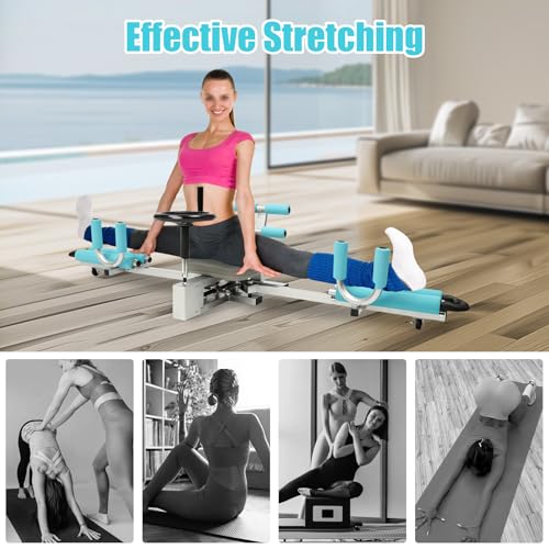 Fenjidrop Leg Stretcher, 330LBS Splits Machine for Flexibility Kids Adults, Heavy Duty Steel Frame Stretching Equipment for Home Gym Split Machine Training Fitness