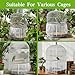 Elegaperma 2 Pcs Bird Cage Netting Seed Catcher, Adjustable Bird Cage Skirt Birds Cages Net White Polyester Splash Guard for Parrot Finch Cages
