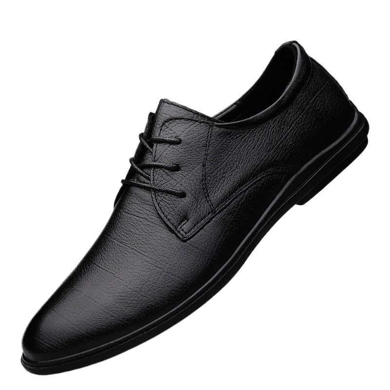 Mens Comfortable Oxfords Lace-up Faux Patent Leather Tuxedo Dress Shoes Formal Derby Shoes