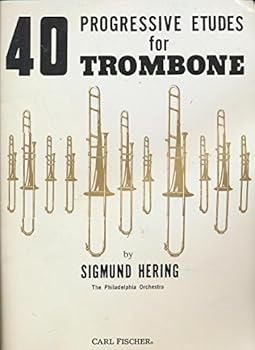 Paperback 40 Progressive Etudes for Trombone Book