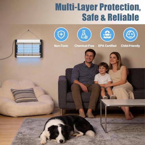 Image of Mosquito Killer Lamp Electric Mosquito Jali Mosquito Zapper Insect Fly Killer Machine for Fly Catcher for Home, Hotels & Offices Insect Control for Easy use Home ZS-47