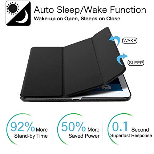 Image of DuraSafe Cases iPad 9.7 Inch 2013 Air 1 Generation [ Air 1st ] MD785LL /B MD788LL /B MD786LL /B MD789LL /B MD787LL /B Protective PC Dual Angle Stand Cover - Black