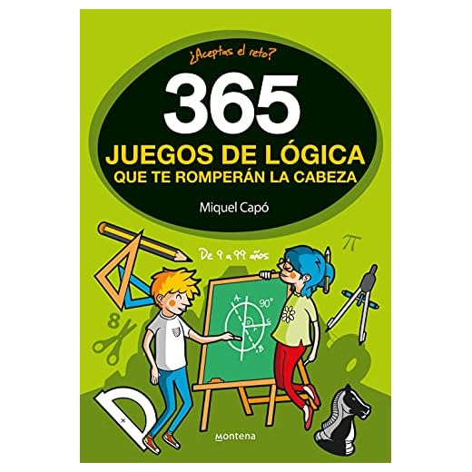 365 enigmas y juegos de lógica: Para niños y niñas. Acertijos divertidos y Retos de ingenio para aprender en Familia. Actividades infantiles para cada día del año (No ficción ilustrados)