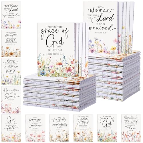 Kinlop 50 Pcs Christian Gifts for Women, Small Prayer Journals