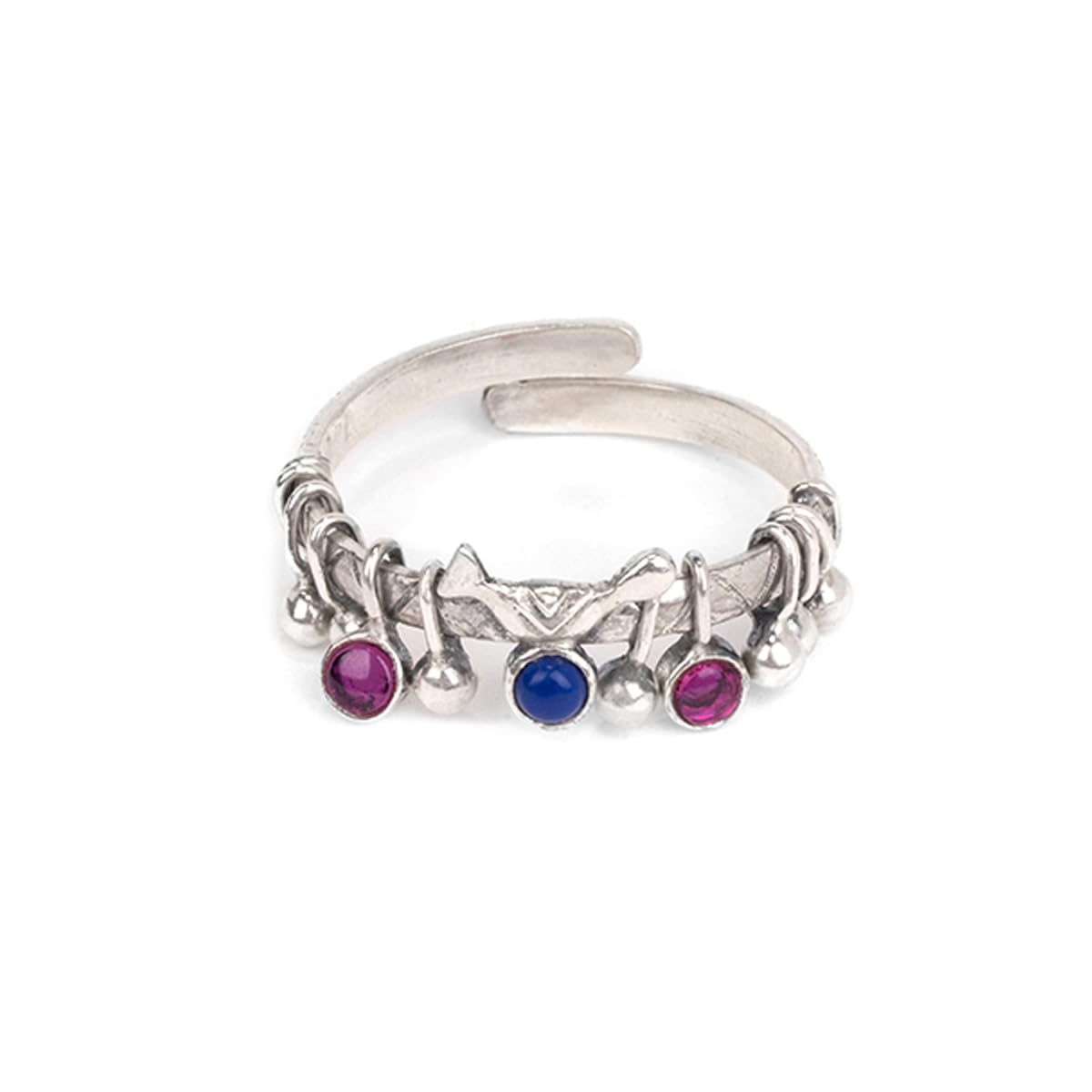 shaya by Caratlane Mor Motif Toe Ring in 925 Silver for women-picture-51