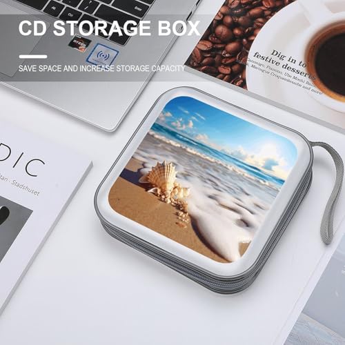 Organisateur CD/DVD de voyage 40 compartiments plastique pour auto et maison