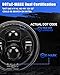 SUPAREE DOT 7 Inch Round Led Headlight with Hi/Lo Beam Anti-Glare True Z-shaped Cutoff Line H6024 Black Head Lights, Plug & Play Compatible With Jeep Wrangler JK JKU TJ LJ CJ Hummer H1 H2, 2Pcs