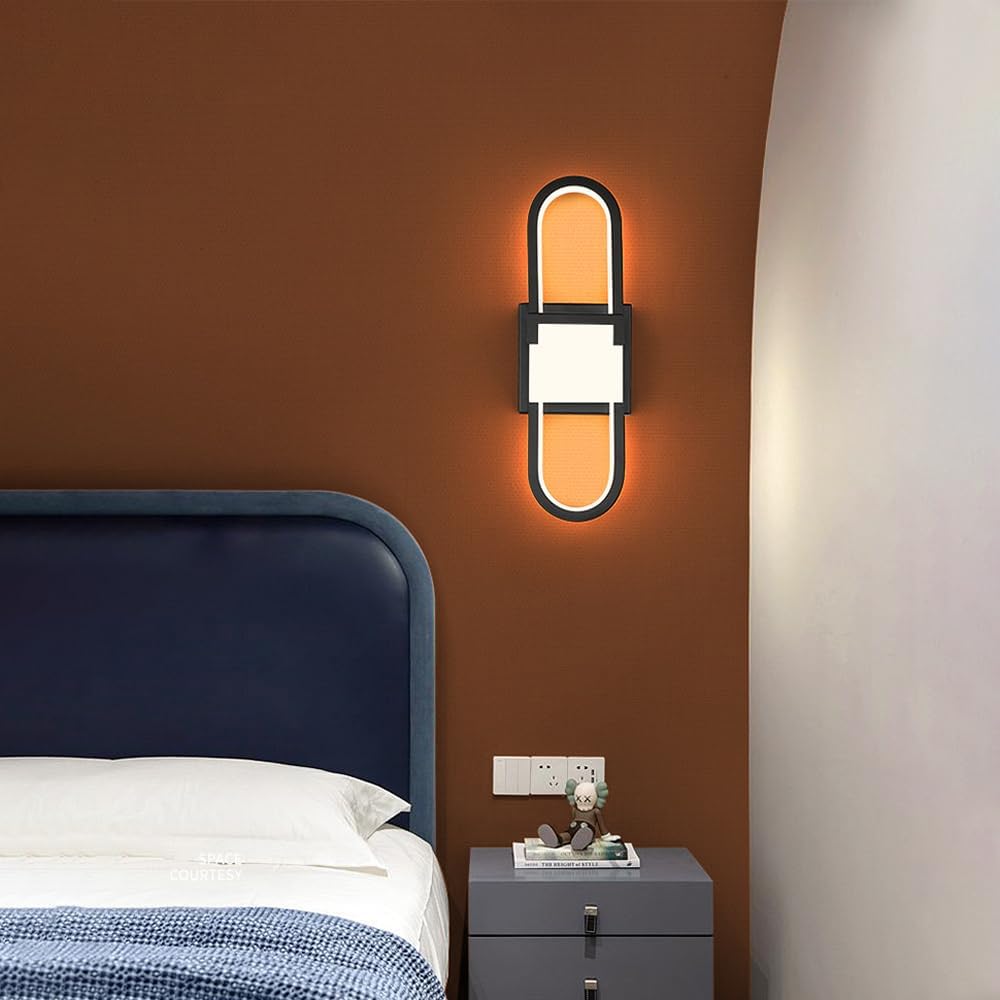 Applique Murale En Métal Avec Abat-Jour En Acrylique, Applique Murale Moderne À Led 18W, Appliques Murales Linéaires Ultra Fines, Applique Murale De Chevet De Chambre À Coucher, Appliques Mura