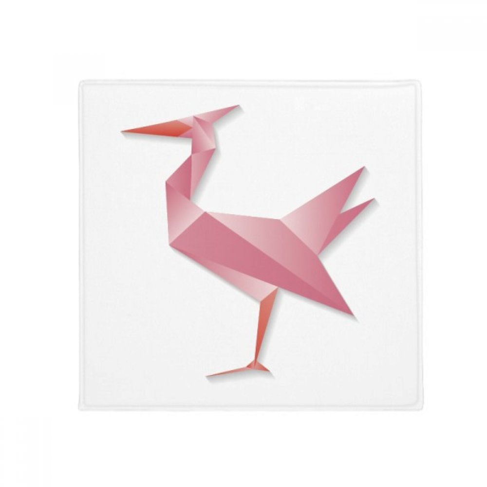 Tapis flamant rose origami 80cm le cadeau de crémaillère idéal et design multicolore